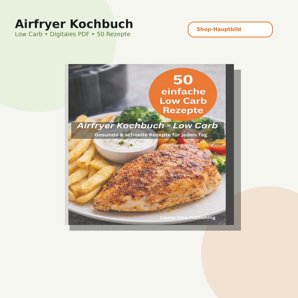 Low Carb Airfryer Kochbuch – 60 einfache Rezepte PDF