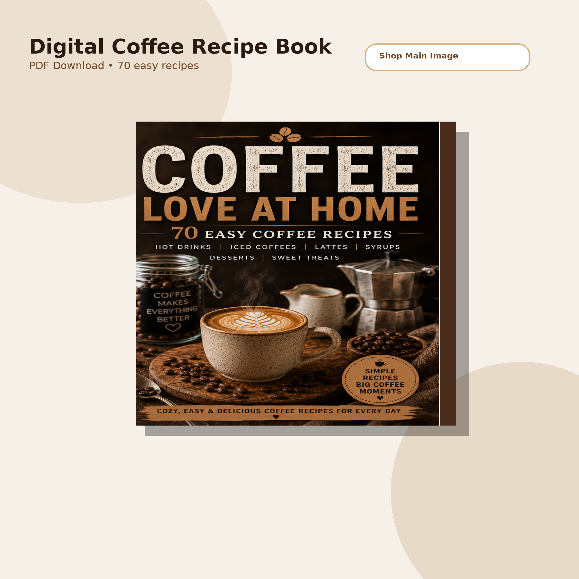 Coffee Recipes Cookbook – 70 Creative Drinks PDF