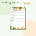 Weekly Planner for Kids – 10 Printable Templates PDF