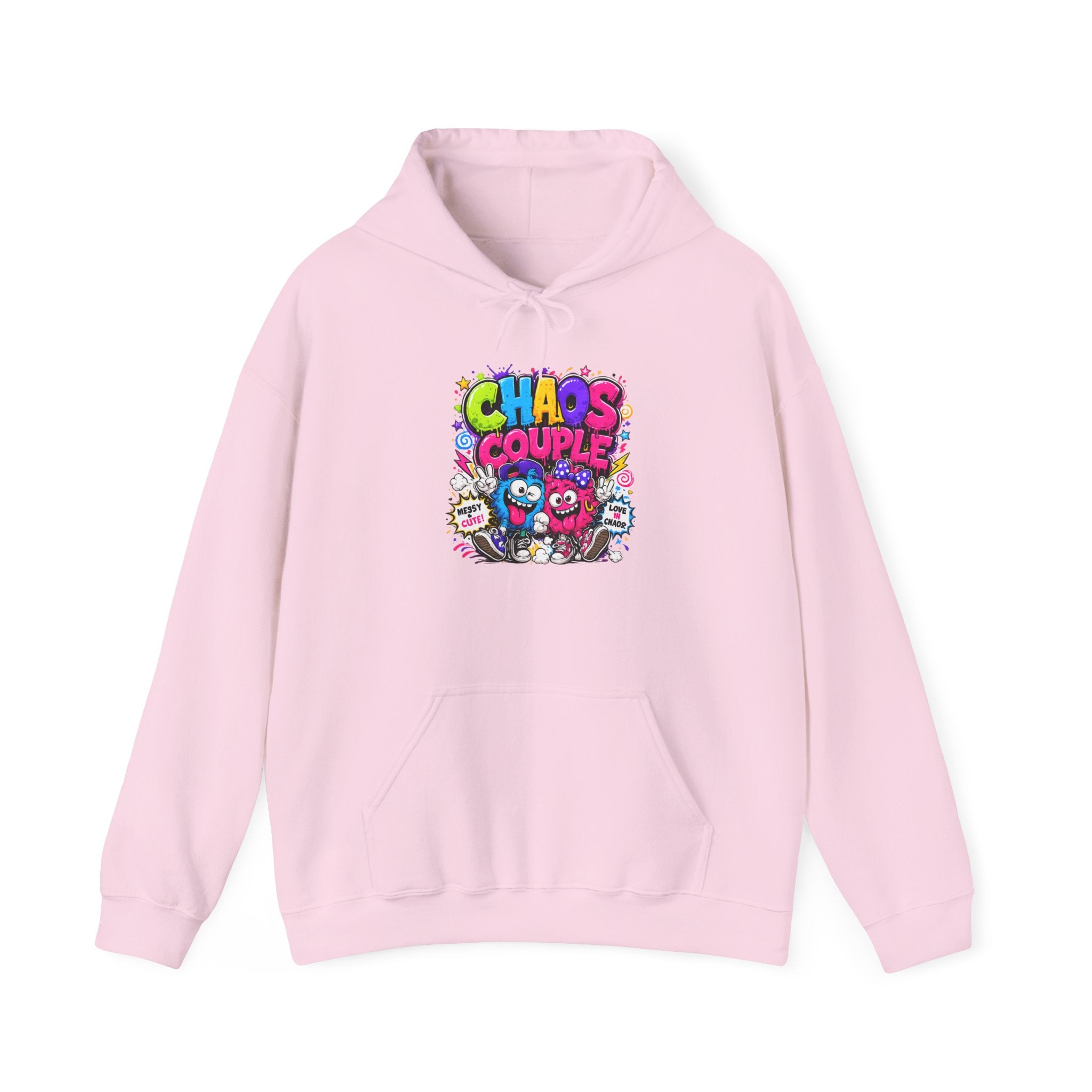 Chaos Couple Hoodie – Funny Matching Sweatshirt