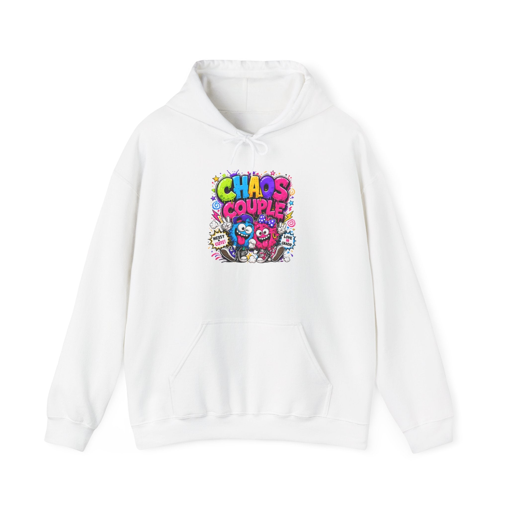 Chaos Couple Hoodie – Funny Matching Sweatshirt