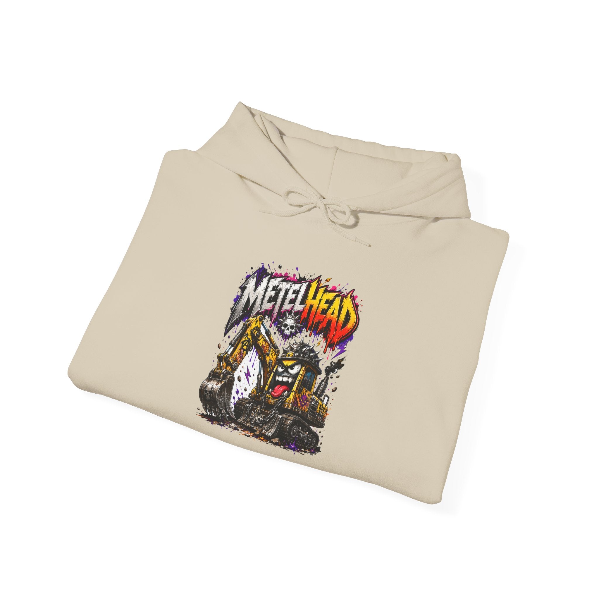 Metalhead Hoodie – Funny Construction Rock Sweatshirt
