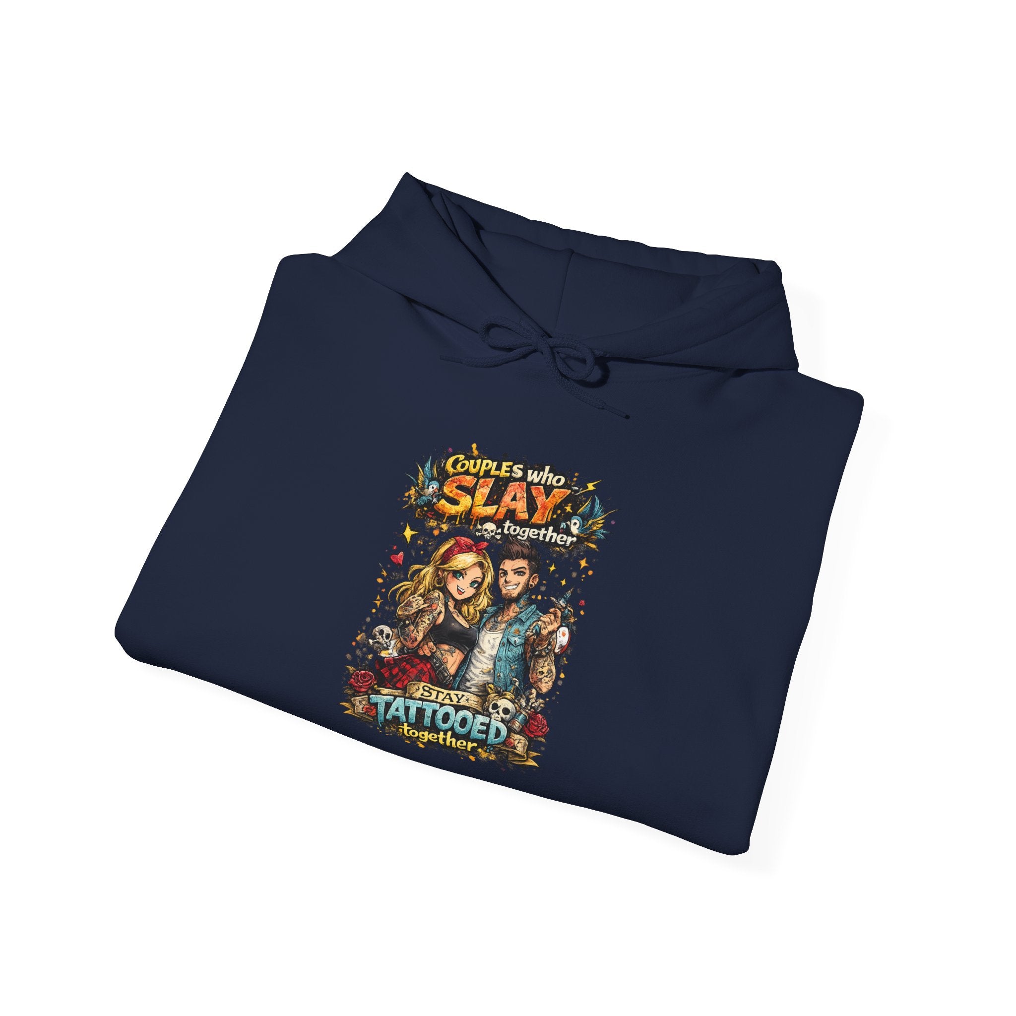 Tattoo Couple Hoodie – Stay Tattooed Together