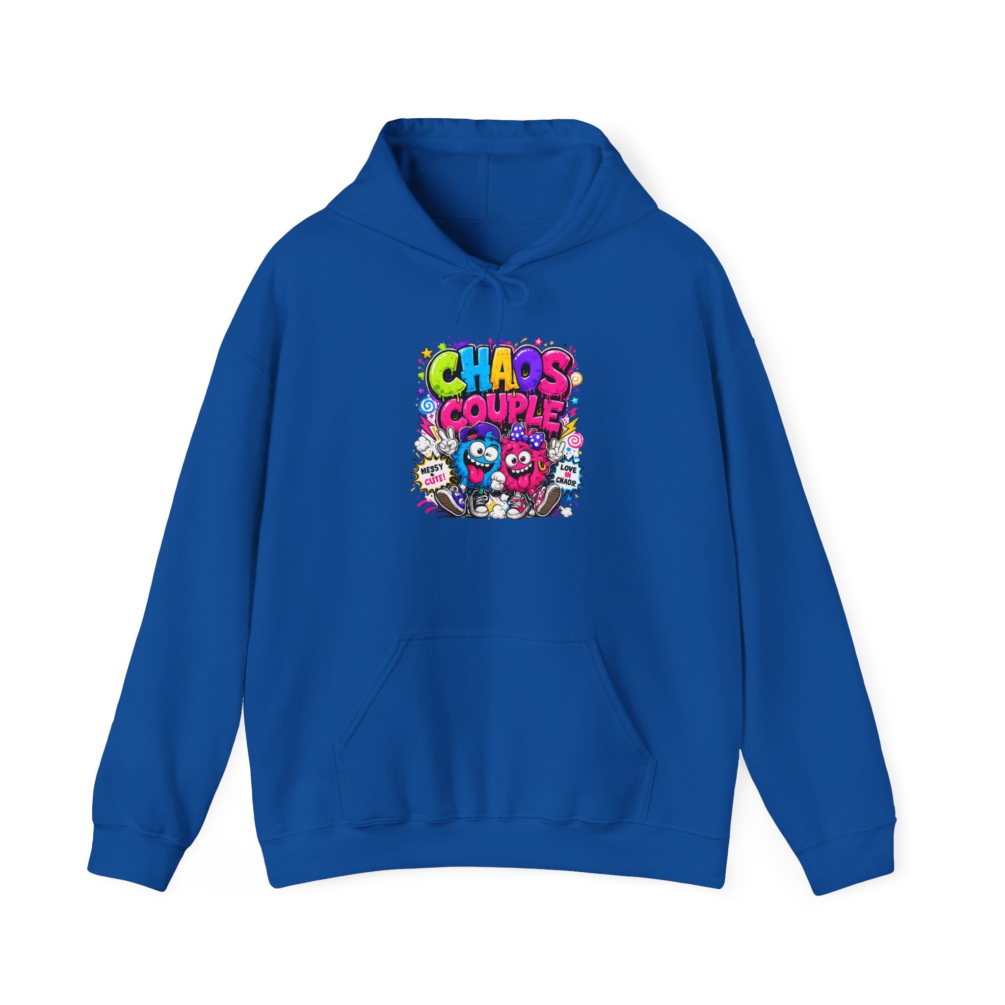 Chaos Couple Hoodie – Funny Matching Sweatshirt