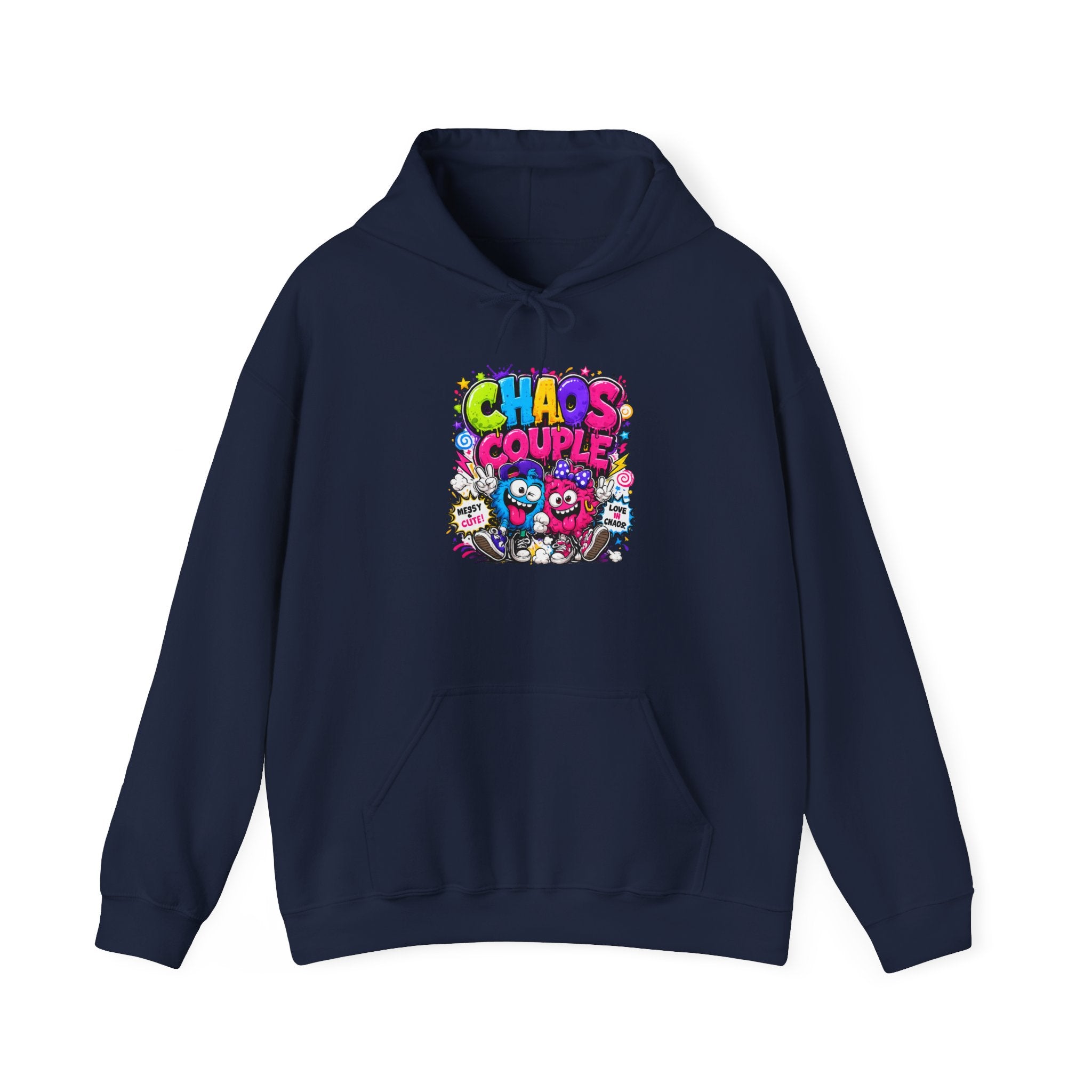Chaos Couple Hoodie – Funny Matching Sweatshirt