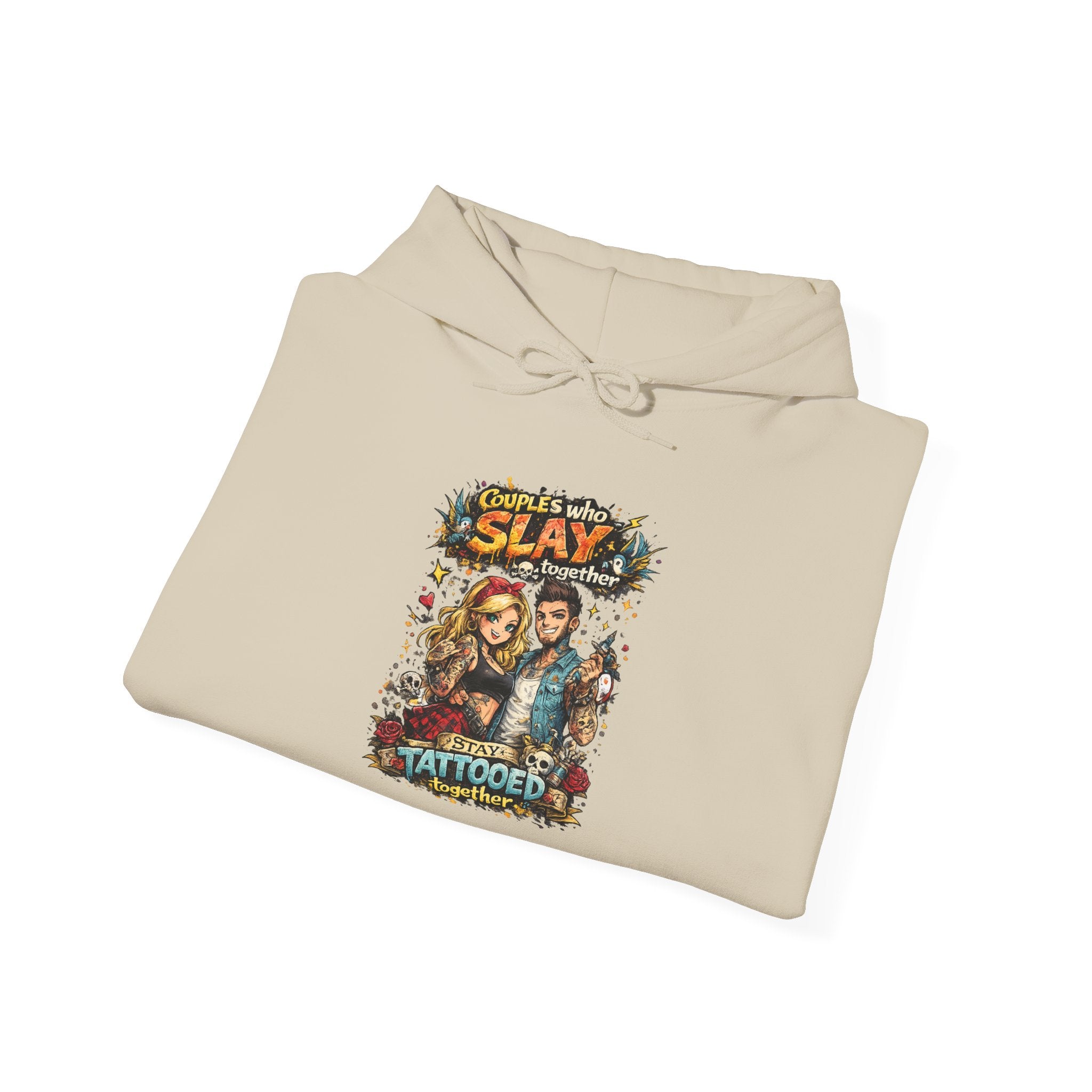 Tattoo Couple Hoodie – Stay Tattooed Together