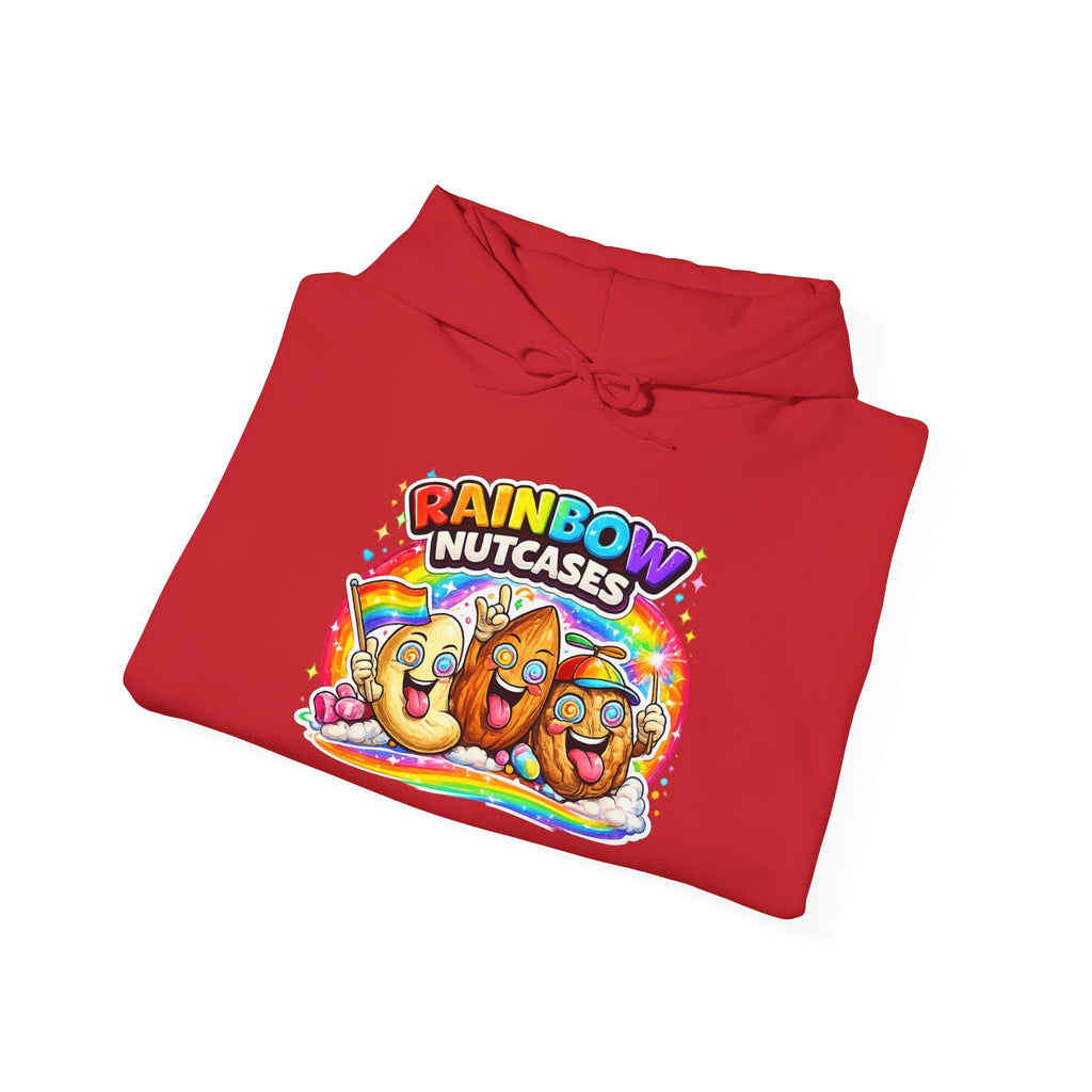 Rainbow Nutcases Hoodie – Funny Colorful Sweatshirt