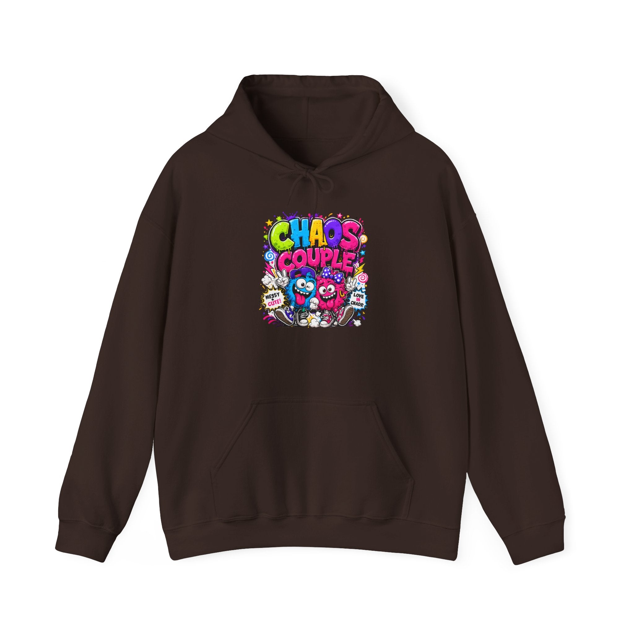 Chaos Couple Hoodie – Funny Matching Sweatshirt