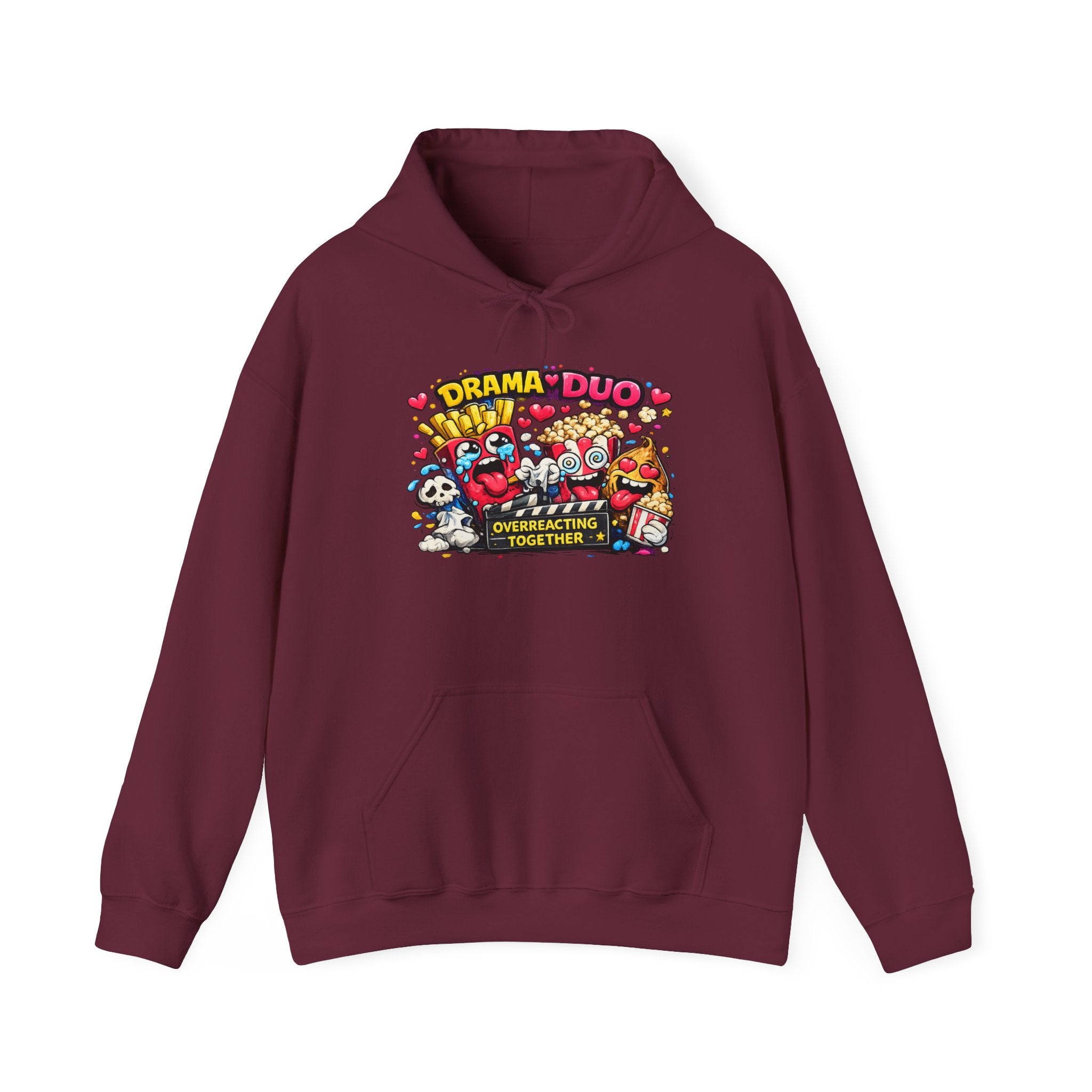 Drama Duo Hoodie – Overreacting Together