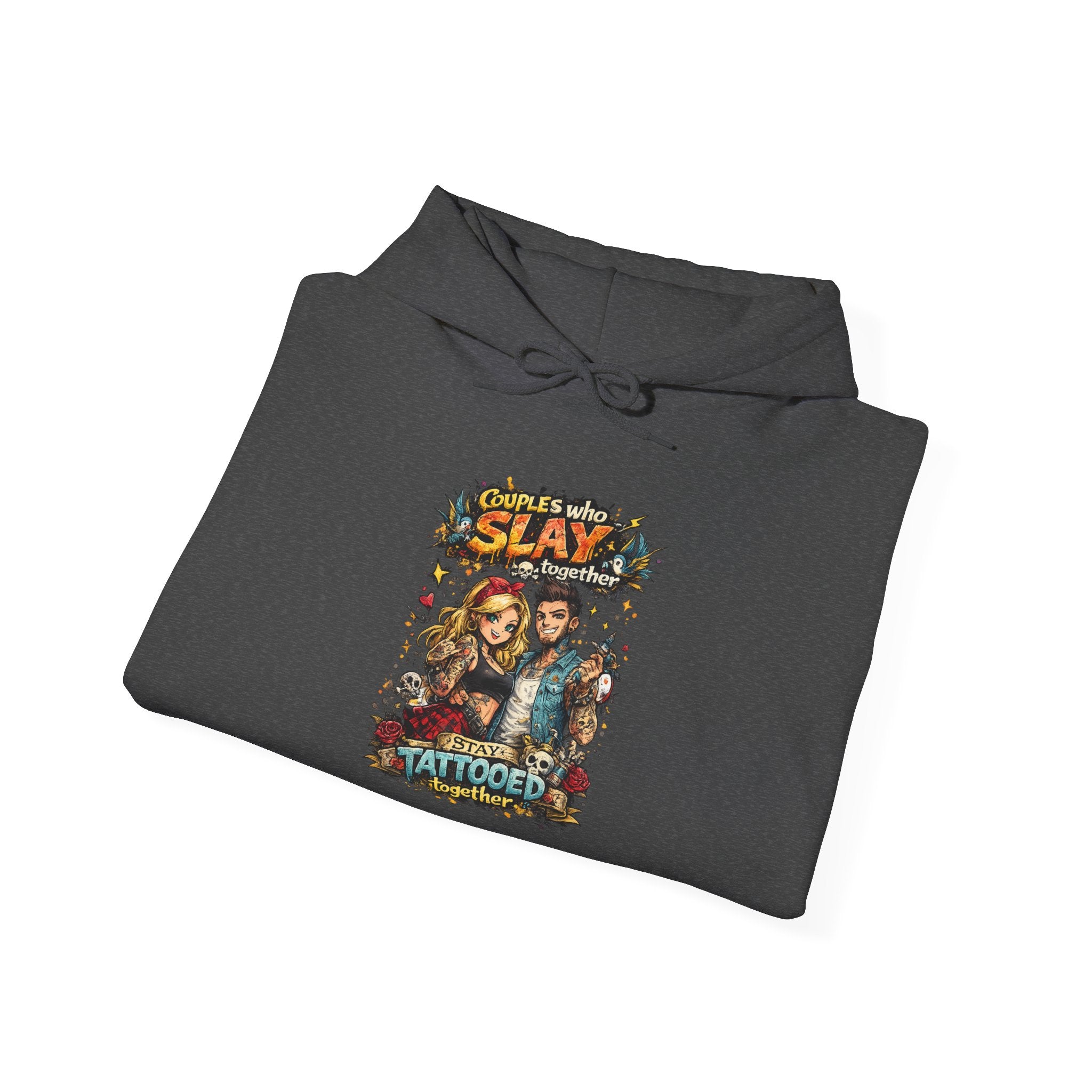 Tattoo Couple Hoodie – Stay Tattooed Together