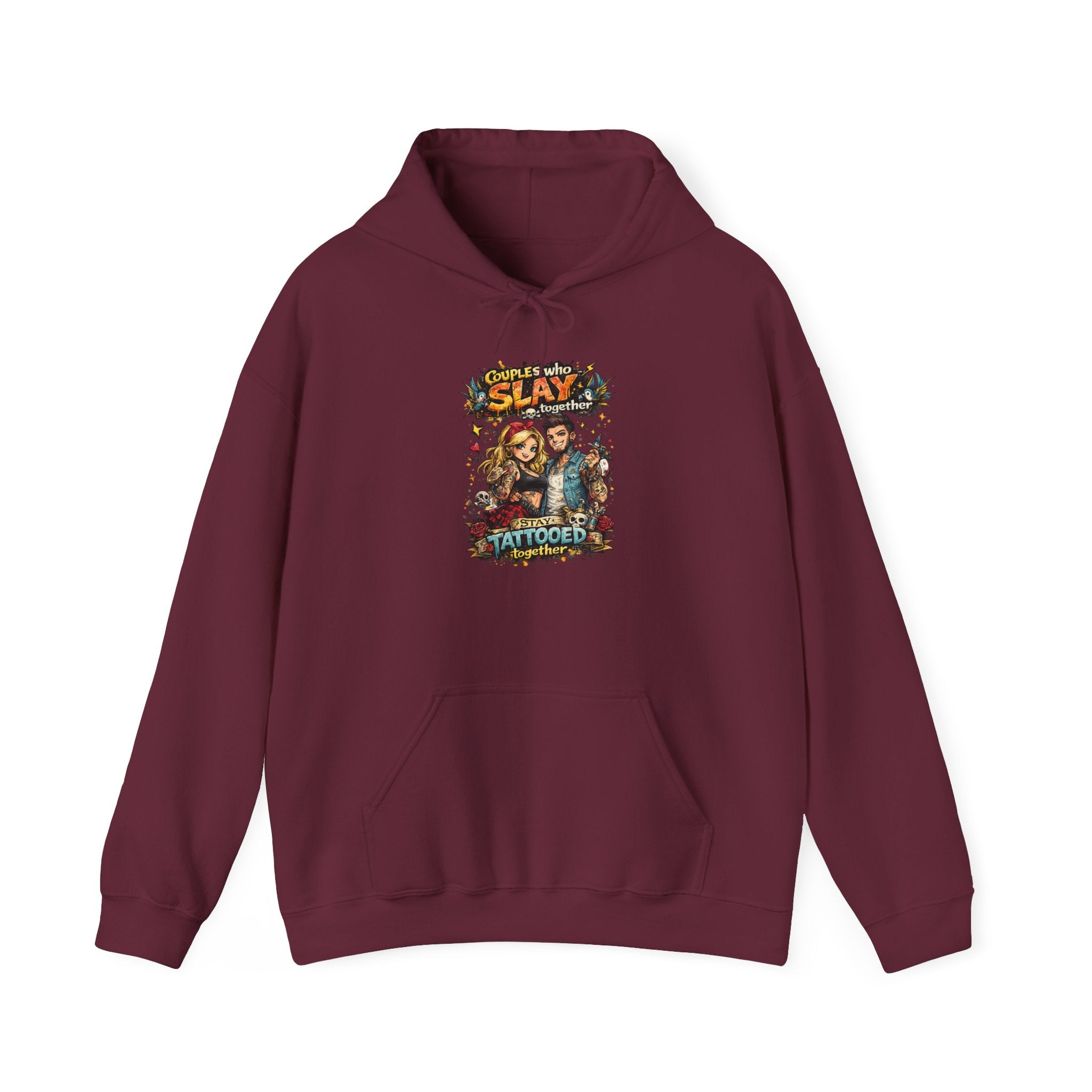 Tattoo Couple Hoodie – Stay Tattooed Together