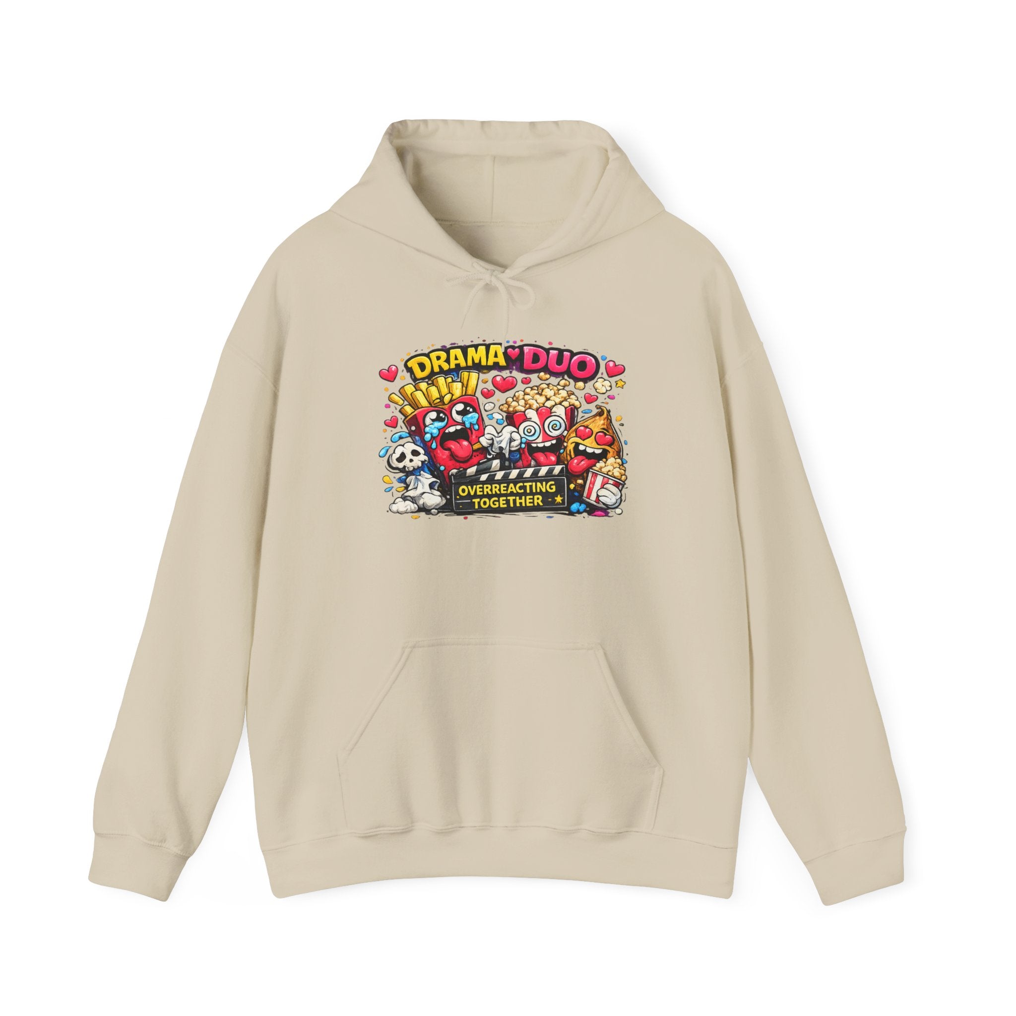 Drama Duo Hoodie – Overreacting Together