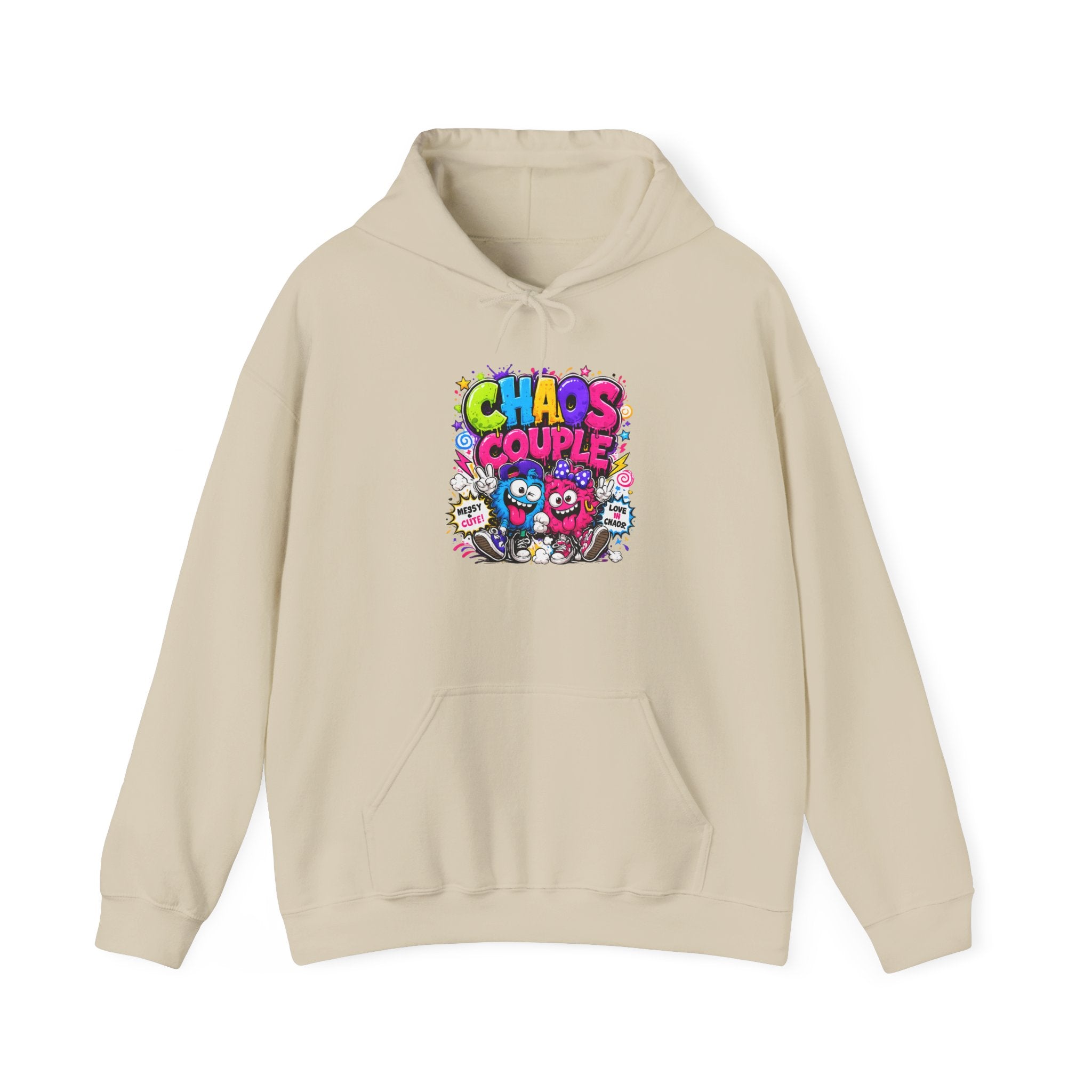 Chaos Couple Hoodie – Funny Matching Sweatshirt