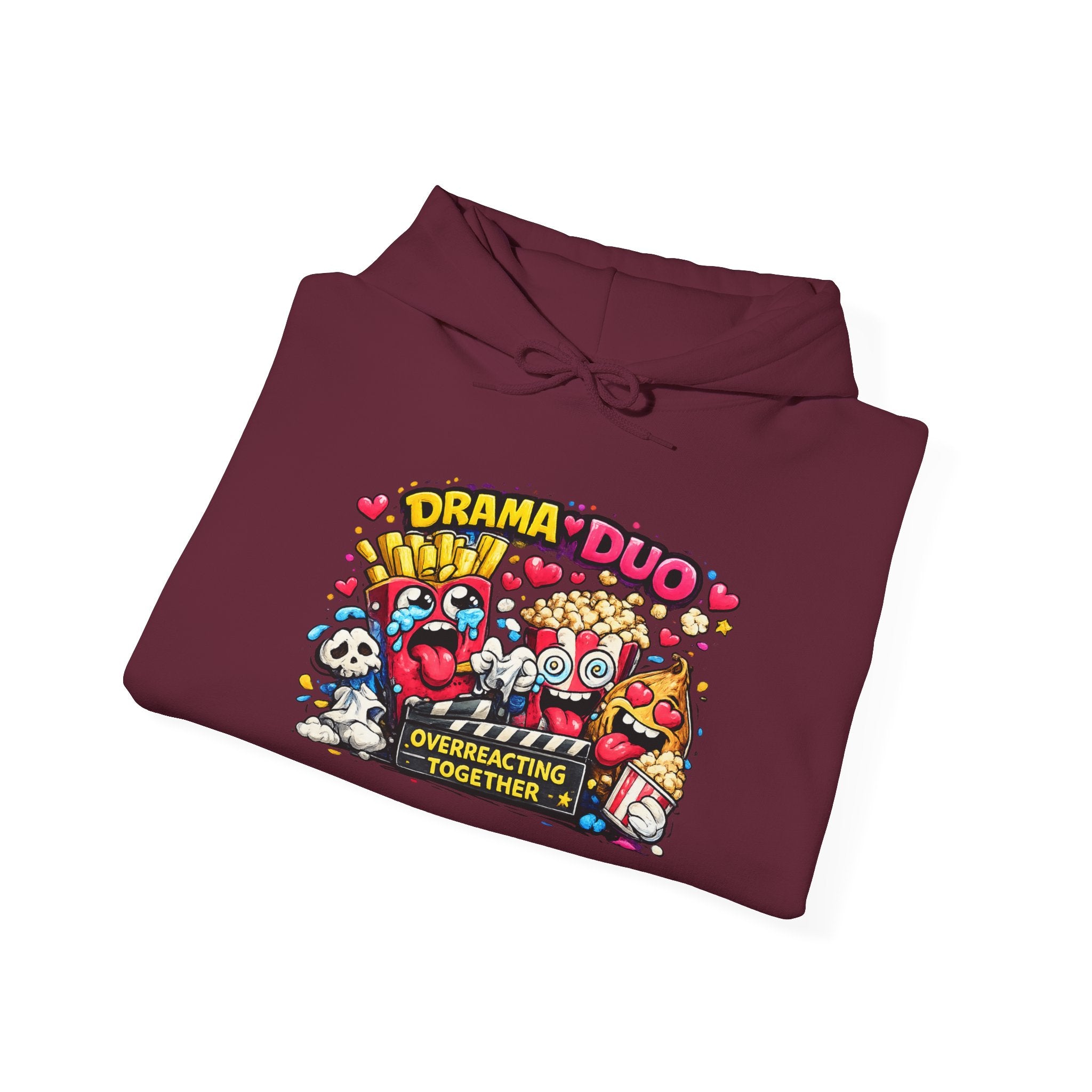 Drama Duo Hoodie – Overreacting Together