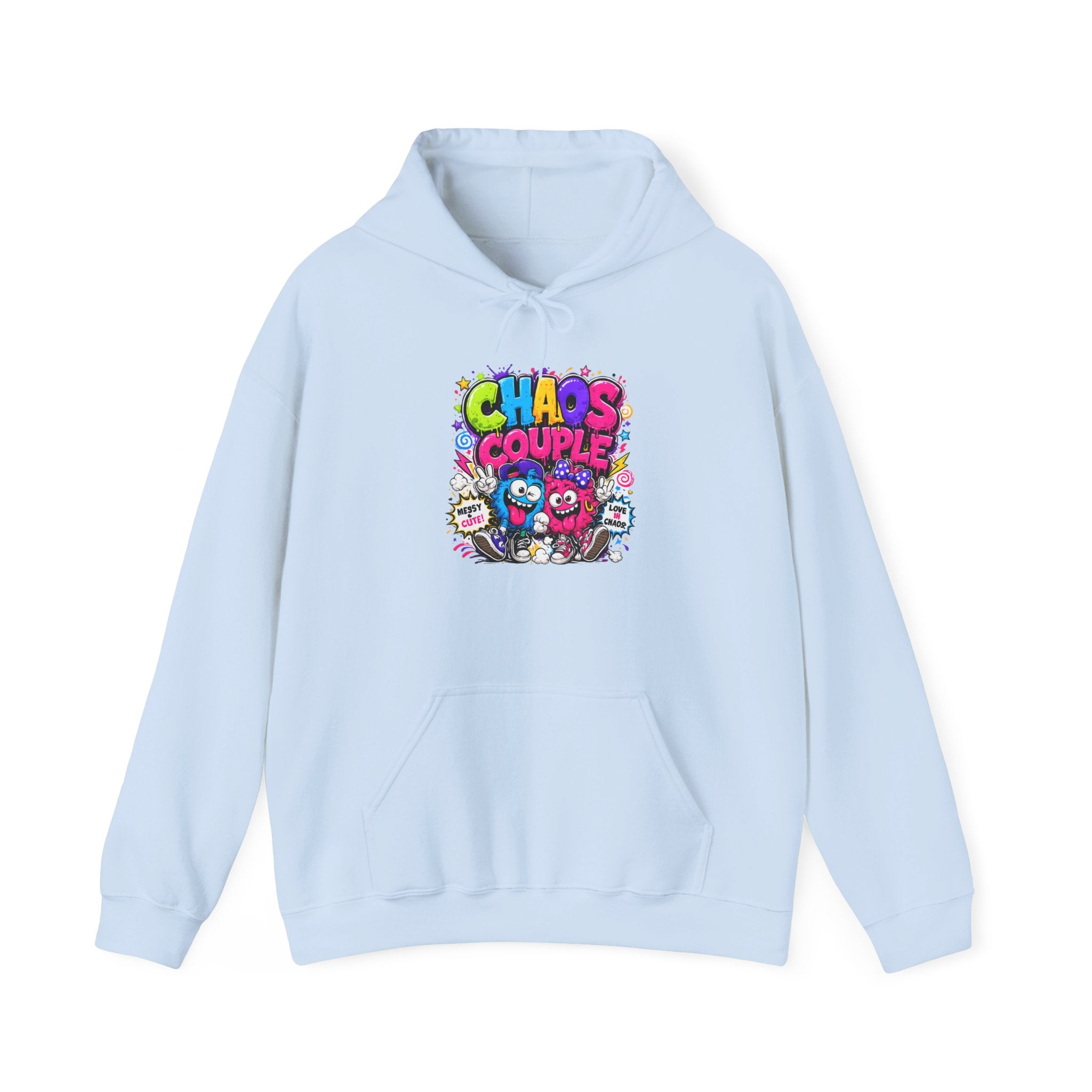 Chaos Couple Hoodie – Funny Matching Sweatshirt