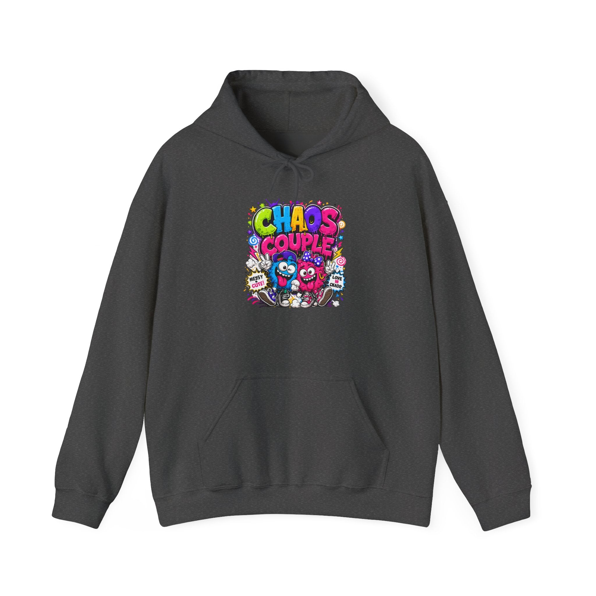 Chaos Couple Hoodie – Funny Matching Sweatshirt