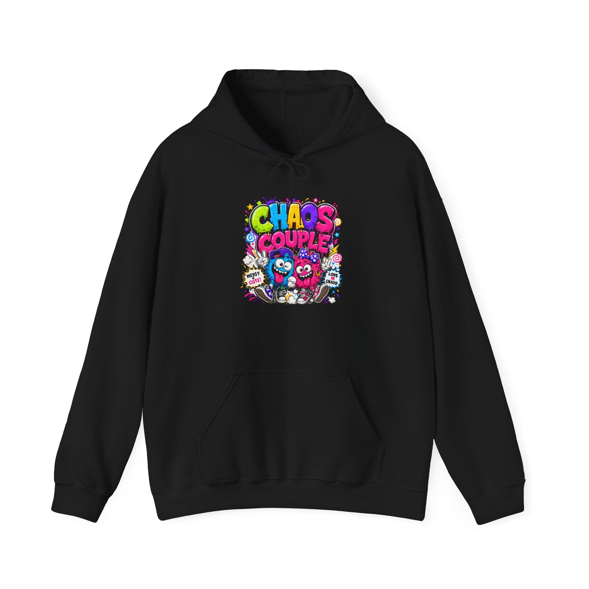 Chaos Couple Hoodie – Funny Matching Sweatshirt