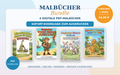 Malbücher Bundle – 4 digitale PDF-Malbücher